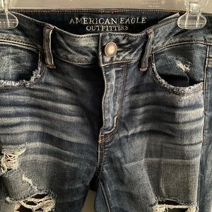 American Eagle Denim Jeans with cropped ankle